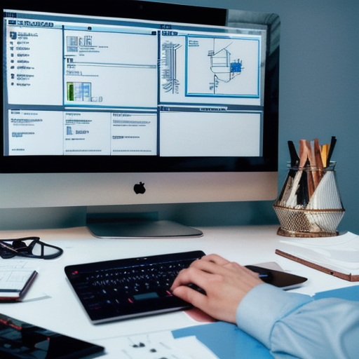 Cloud operations dashboard and secure architecture blueprint, no people